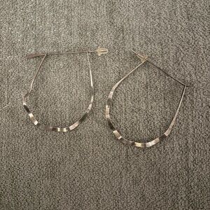 Handmade hoop earrings